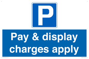 Pay & display charges apply